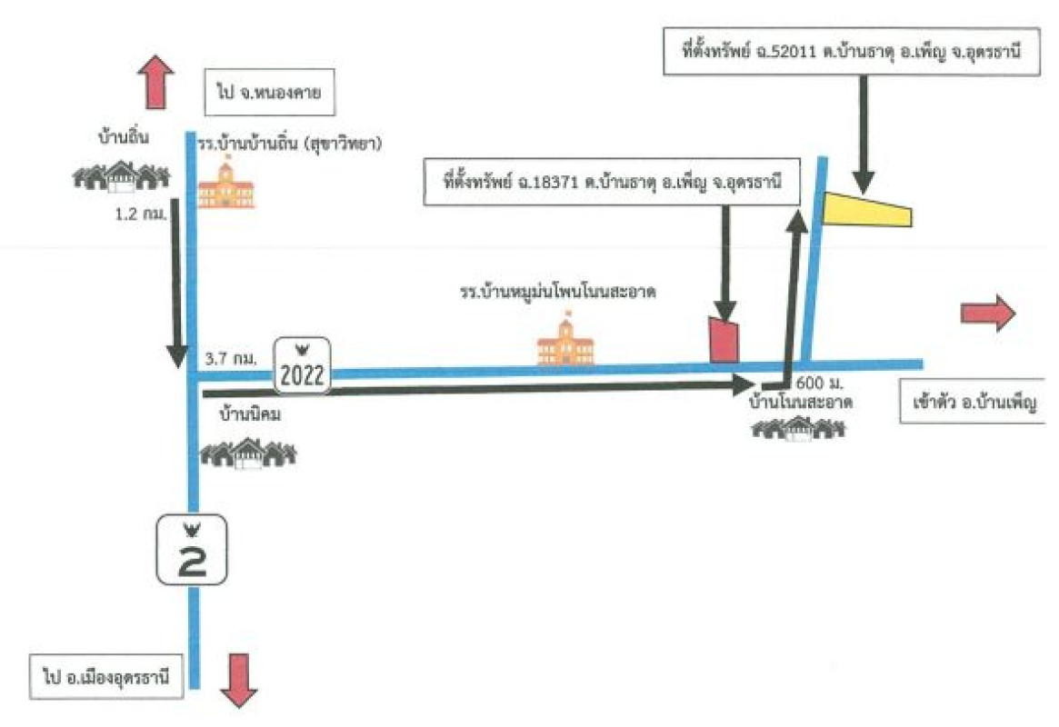 บ้านเดี่ยว อุดรธานี เพ็ญ บ้านธาตุ 695220