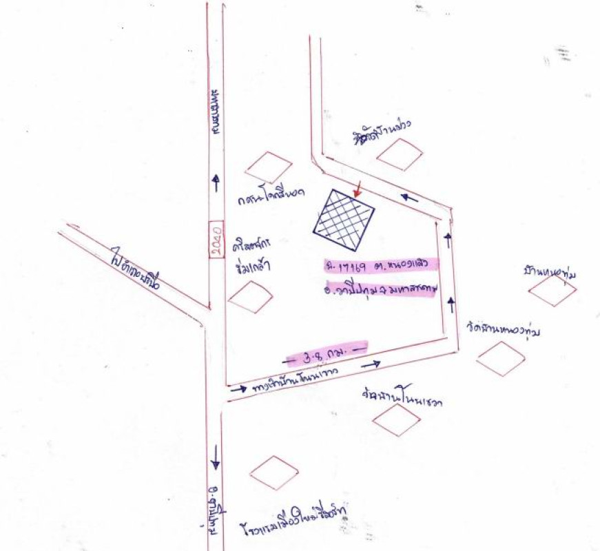 บ้านเดี่ยว มหาสารคาม วาปีปทุม หนองแสง 3877560