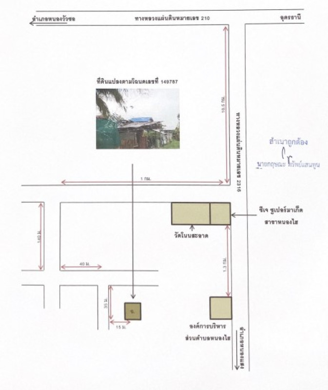 ทาวน์เฮ้าส์ อุดรธานี เมืองอุดรธานี หนองไฮ 382120