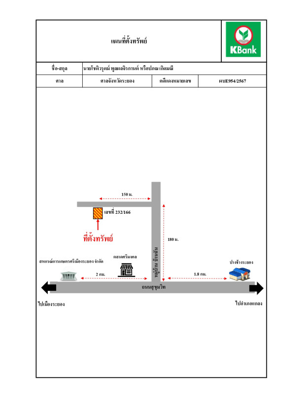 ทาวน์เฮ้าส์ ระยอง เมืองระยอง ตะพง 688025
