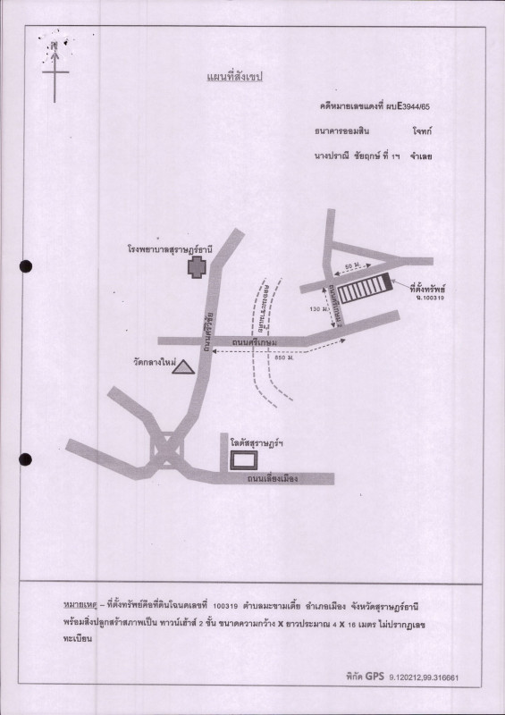 ทาวน์เฮ้าส์ สุราษฎร์ธานี เมืองสุราษฎร์ธานี มะขามเตี้ย 1694240