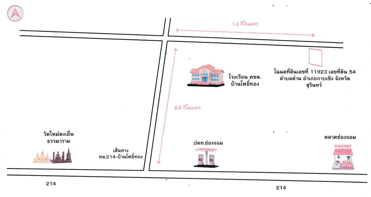 บ้านเดี่ยว สุรินทร์ กาบเชิง ด่าน 302640