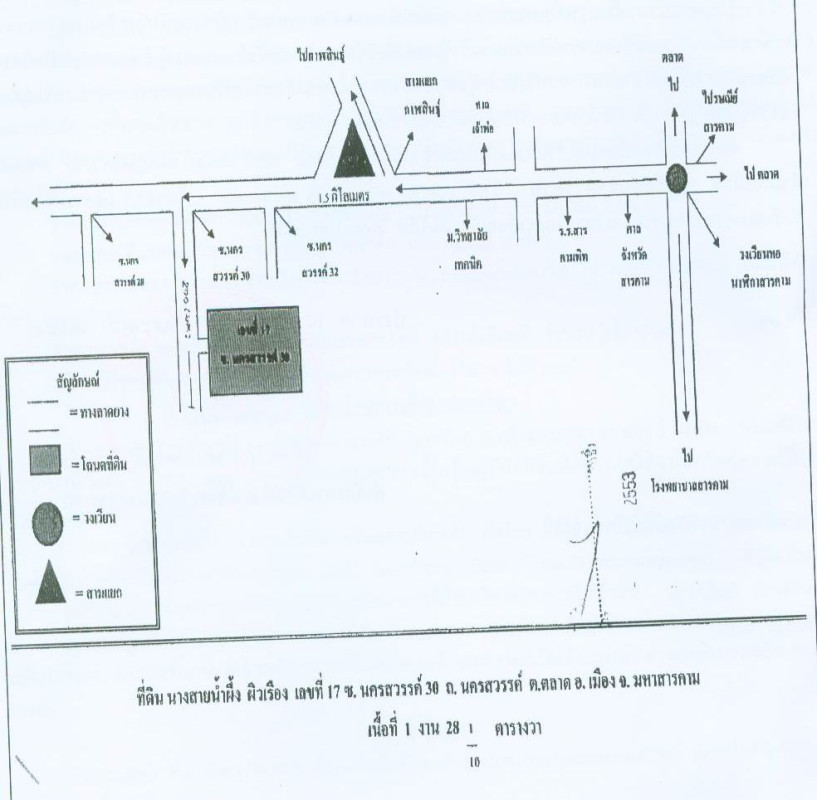 บ้านเดี่ยว มหาสารคาม เมืองมหาสารคาม ตลาด 3594300