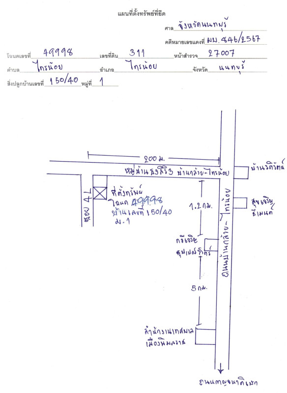 ทาวน์เฮ้าส์ นนทบุรี ไทรน้อย ไทรน้อย 1253050