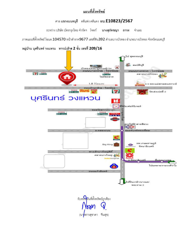 ทาวน์เฮ้าส์ นนทบุรี บางบัวทอง บางบัวทอง 1745600