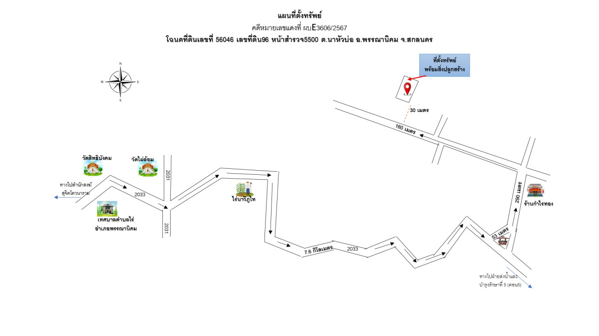 บ้านเดี่ยว สกลนคร พรรณานิคม นาหัวบ่อ 597408