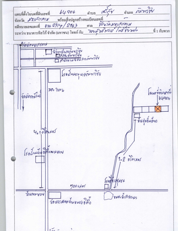 ที่ดินเปล่า มหาสารคาม กันทรวิชัย ศรีสุข 80000