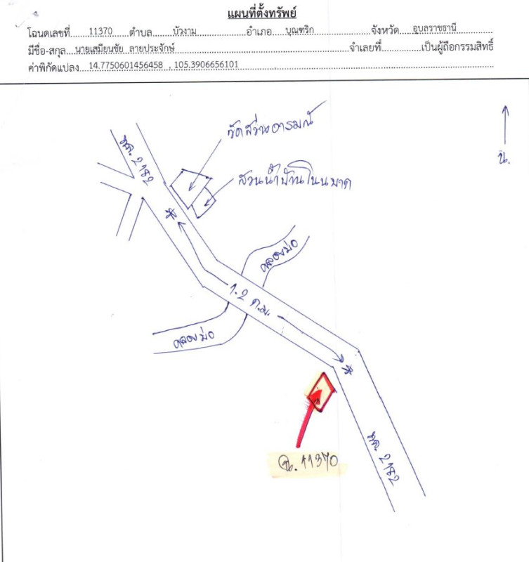 ทาวน์เฮ้าส์ อุบลราชธานี บุณฑริก บัวงาม 1642620