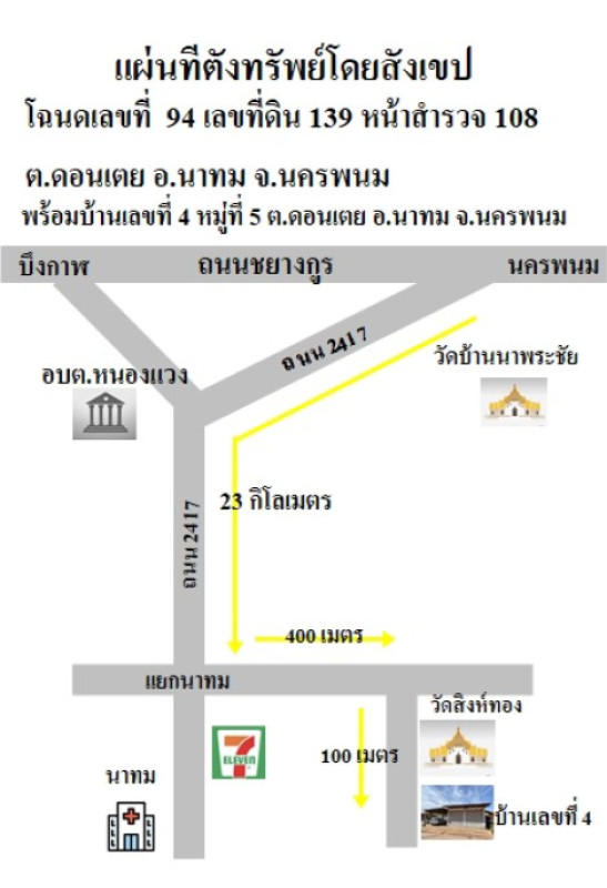 ทาวน์เฮ้าส์ นครพนม นาทม ดอนเตย 169590