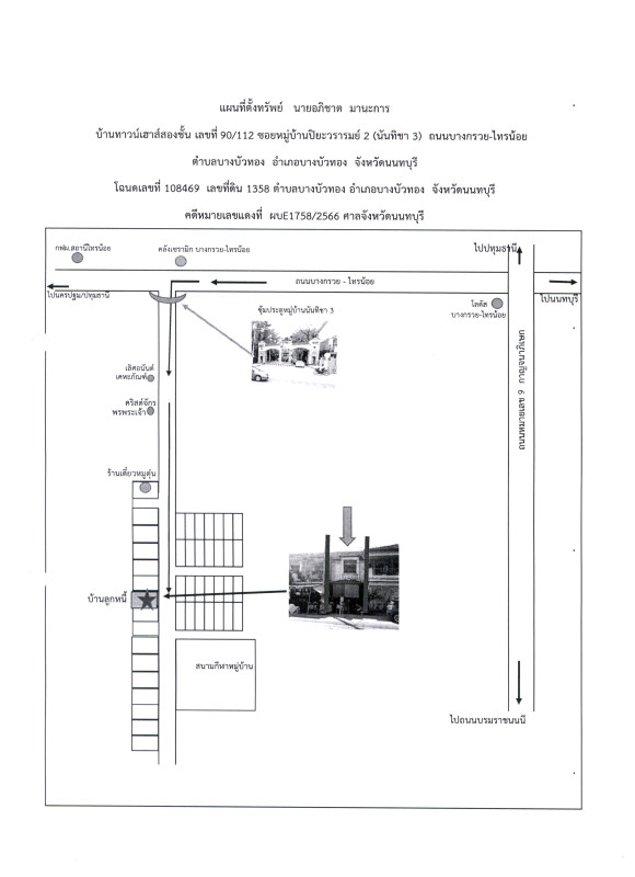 ทาวน์เฮ้าส์ นนทบุรี บางบัวทอง บางบัวทอง 1248800