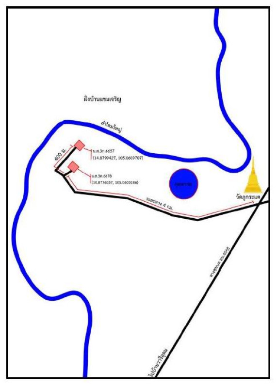 ที่ดินเปล่า อุบลราชธานี เดชอุดม เมืองเดช 25000