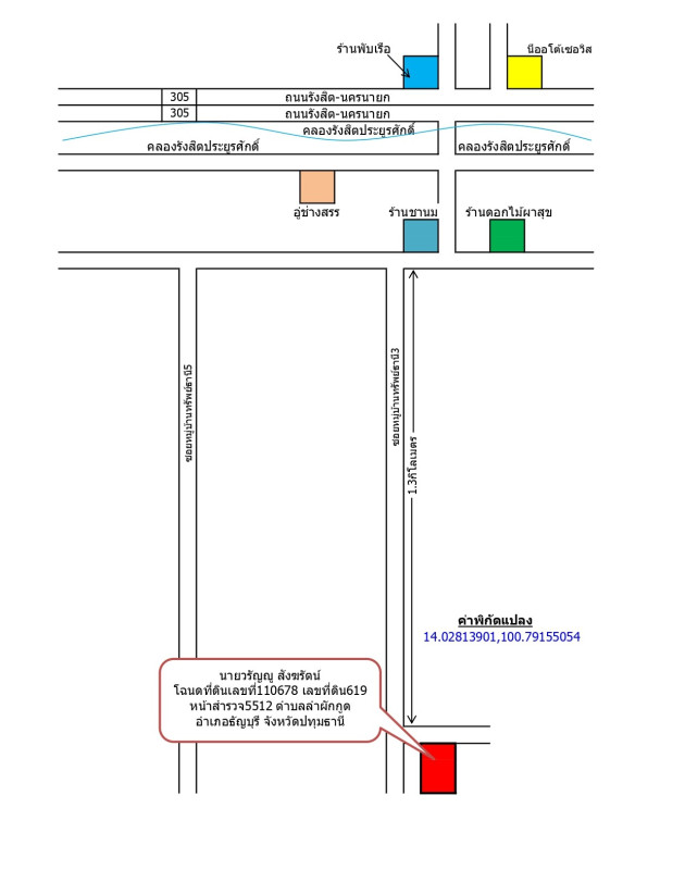ทาวน์เฮ้าส์ ปทุมธานี ธัญบุรี ลำผักกูด 954213