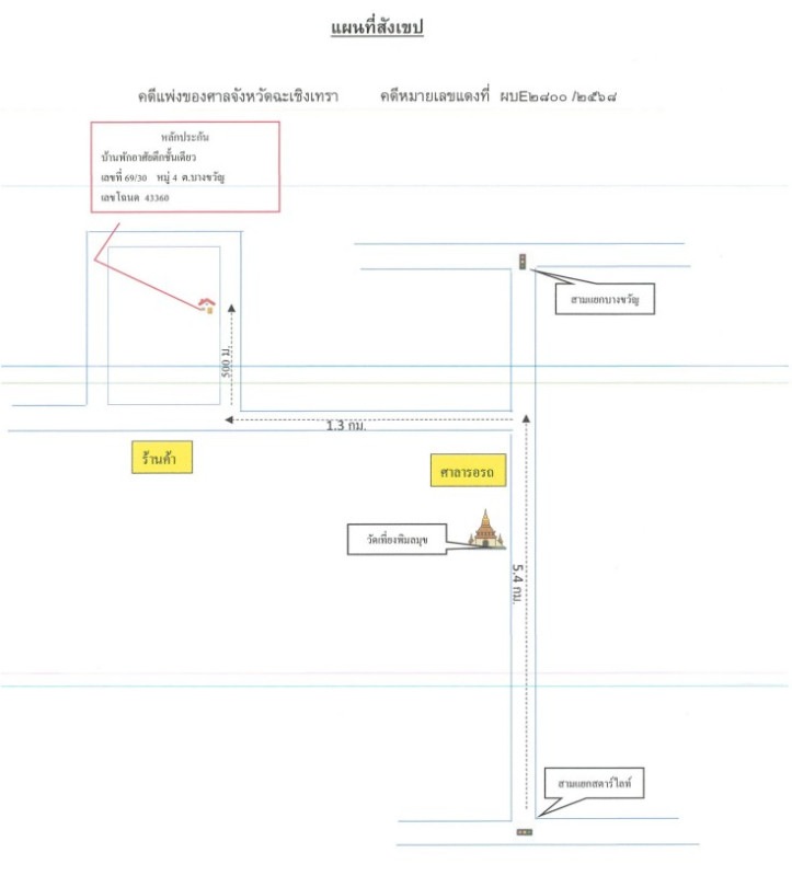 บ้านเดี่ยว ฉะเชิงเทรา เมืองฉะเชิงเทรา บางขวัญ 1190000