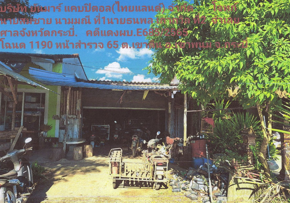 บ้านเดี่ยว กระบี่ เขาพนม เขาดิน 453000