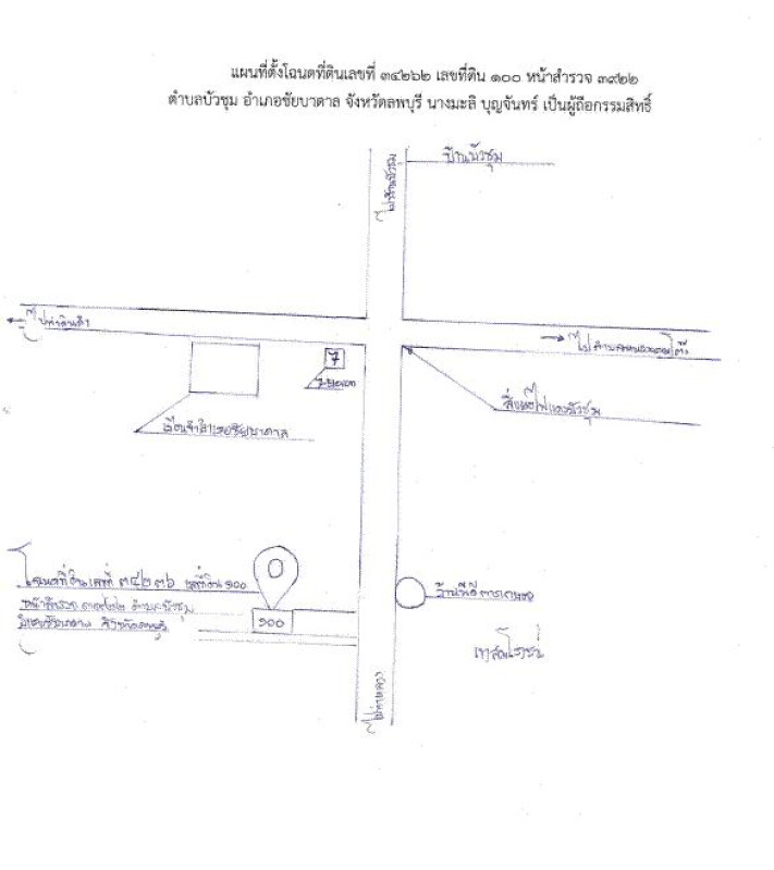ที่ดินเปล่า ลพบุรี ชัยบาดาล บัวชุม 312200