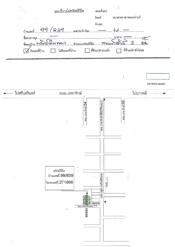 ทาวน์เฮ้าส์ สมุทรปราการ เมืองสมุทรปราการ บางเมือง 784480