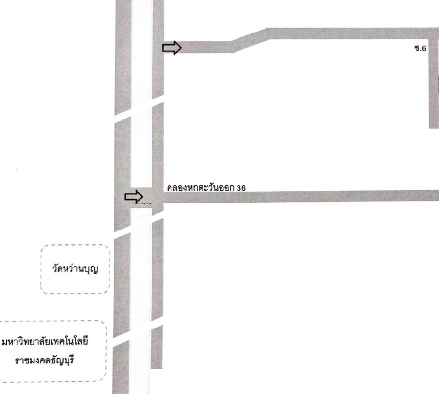 ทาวน์เฮ้าส์ ปทุมธานี คลองหลวง คลองหก 999559