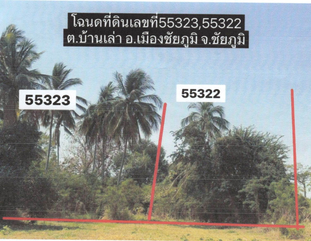 ที่ดินเปล่า ชัยภูมิ เมืองชัยภูมิ บ้านเล่า 80000