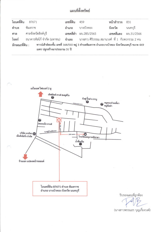 ทาวน์เฮ้าส์ นนทบุรี บางบัวทอง พิมลราช 1392400