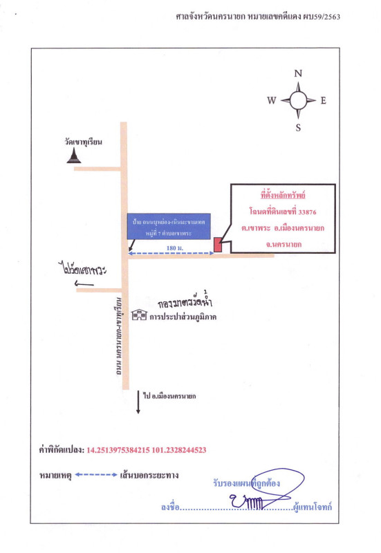บ้านเดี่ยว นครนายก เมืองนครนายก เขาพระ 552020