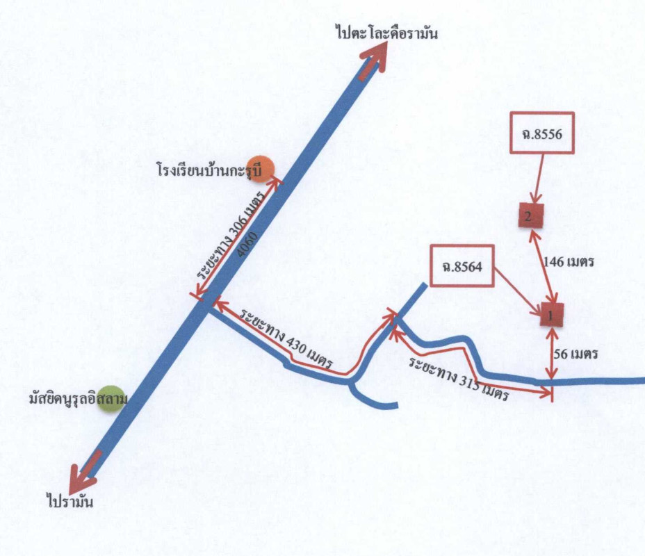 ที่ดินเปล่า ปัตตานี กะพ้อ กะรุบี 16320