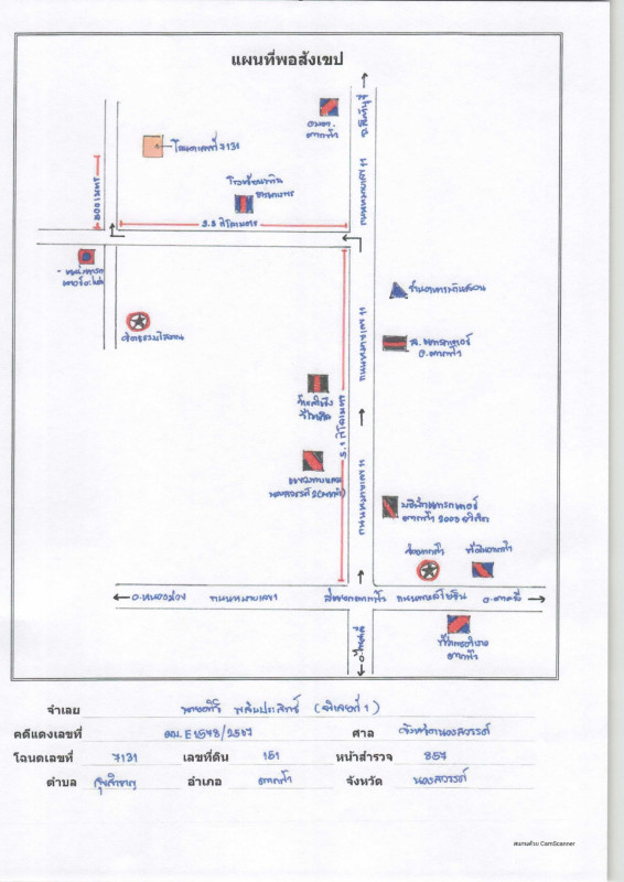Residential land/lot Nakhon Sawan Tak Fa Lam Phayon 720000