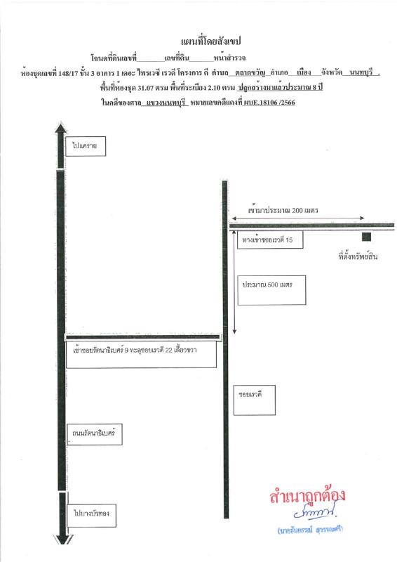 คอนโด นนทบุรี เมืองนนทบุรี ตลาดขวัญ 1588843