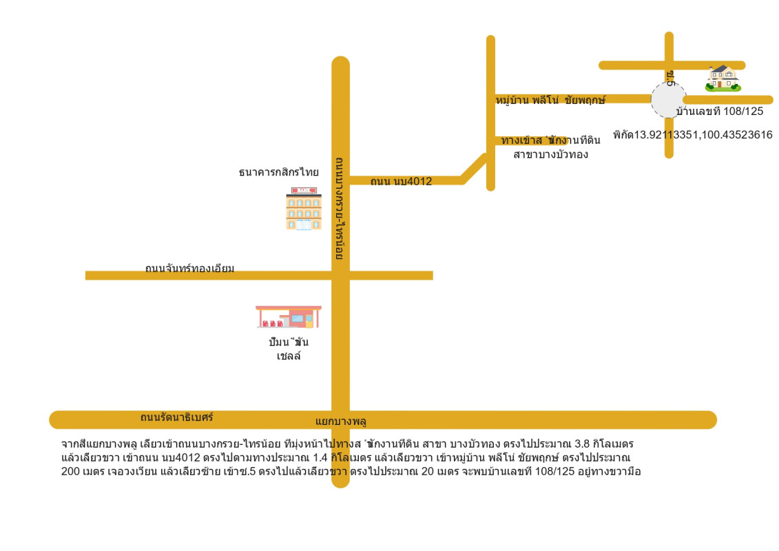ทาวน์เฮ้าส์ นนทบุรี บางบัวทอง พิมลราช 2197600