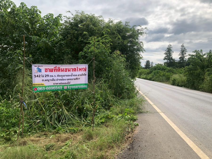 ที่ดินเปล่า นครราชสีมา ปากช่อง พญาเย็น 234300000