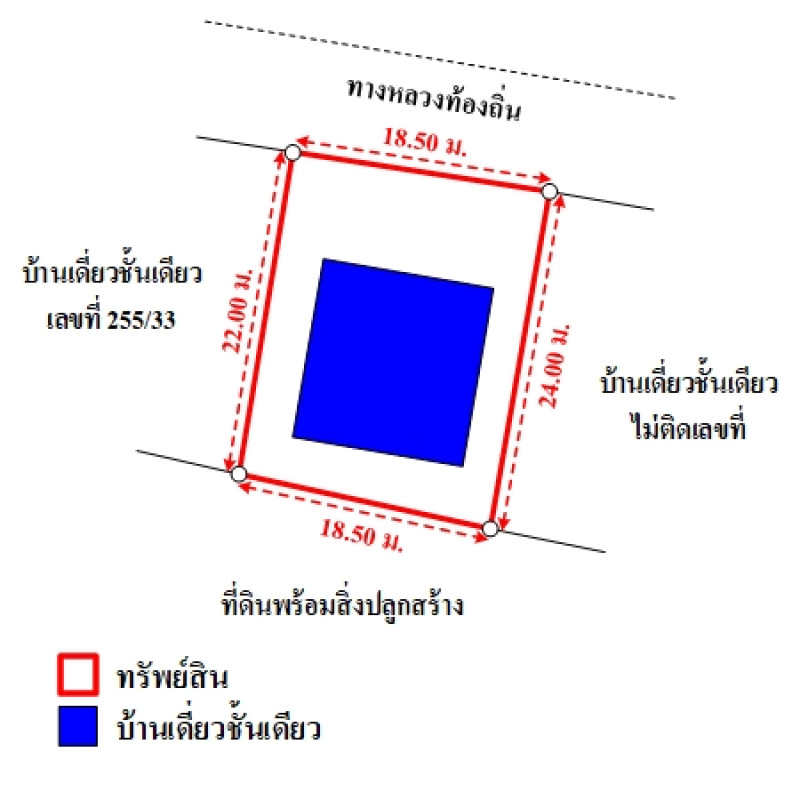 บ้านเดี่ยว เจริญนคร 6 ซอยบ้านหนองศิลาราม 4 ฉะเชิงเทรา แปลงยาว วังเย็น 2248000