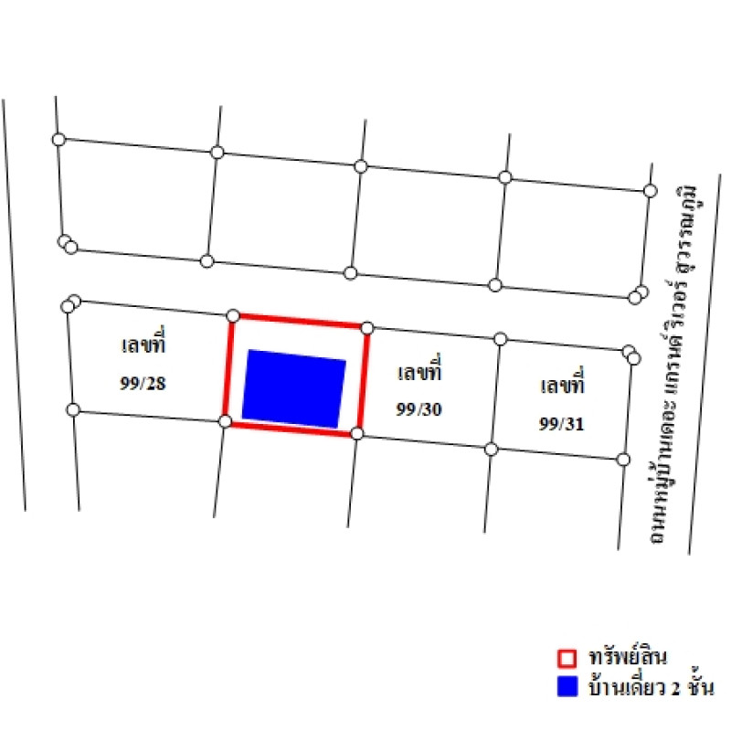 บ้านเดี่ยว เดอะ แกรนด์ ริเวอร์ สุวรรณภูมิ สมุทรปราการ บางพลี บางปลา 7189000