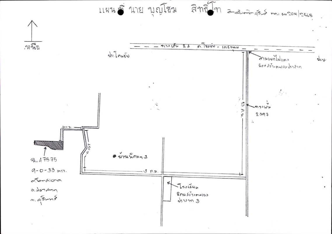 บ้านเดี่ยว สุรินทร์ ปราสาท โคกสะอาด 1095300