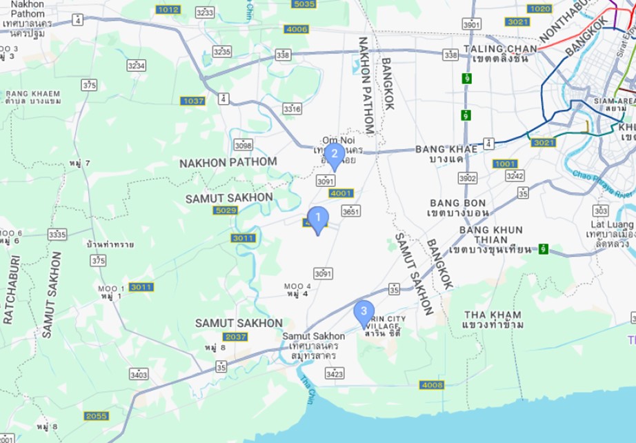 ทาวน์เฮ้าส์ สมุทรสาคร กระทุ่มแบน คลองมะเดื่อ 1680000