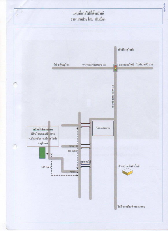 ที่ดินเปล่า สุโขทัย เมืองสุโขทัย บ้านกล้วย 66200