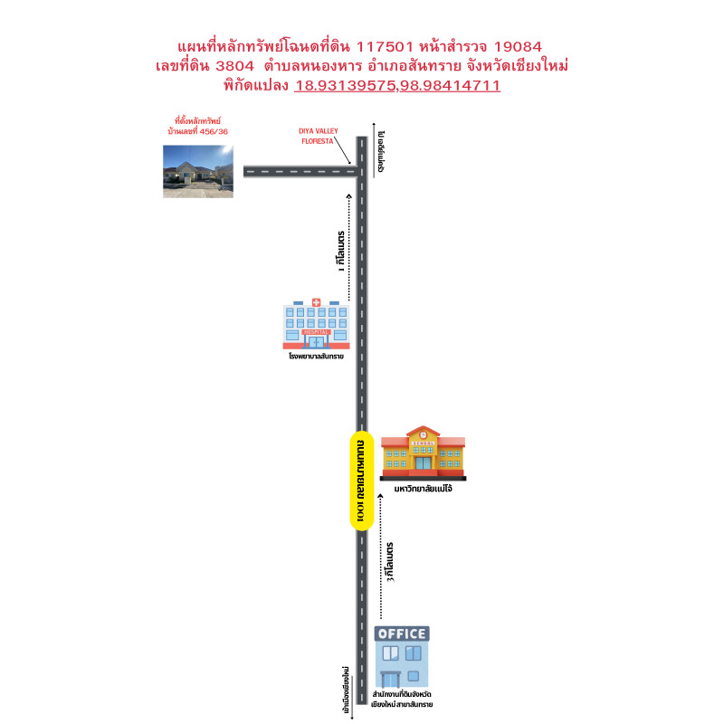 ทาวน์เฮ้าส์ เชียงใหม่ สันทราย หนองหาร 1507700