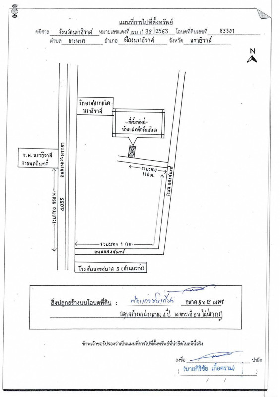 ทาวน์เฮ้าส์ นราธิวาส เมืองนราธิวาส บางนาค 677370