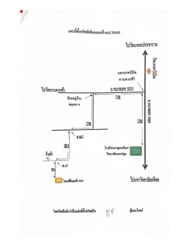 ทาวน์เฮ้าส์ นครปฐม นครชัยศรี ลานตากฟ้า 461860