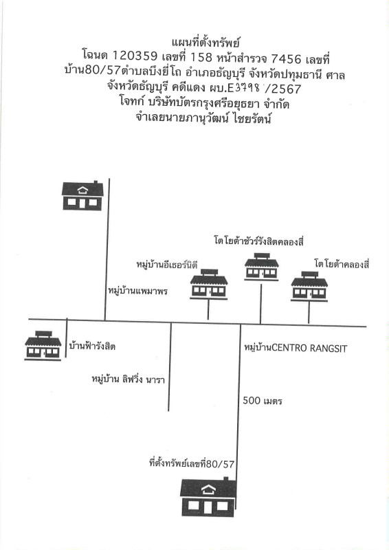 บ้านเดี่ยว ปทุมธานี ธัญบุรี บึงยี่โถ 2581595