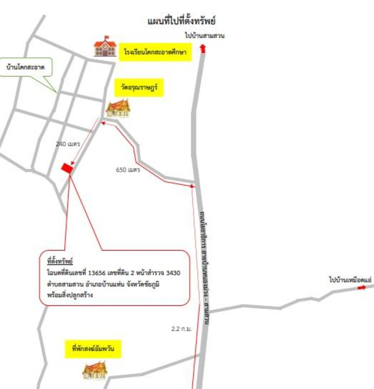 บ้านเดี่ยว ชัยภูมิ บ้านแท่น สามสวน 1125110