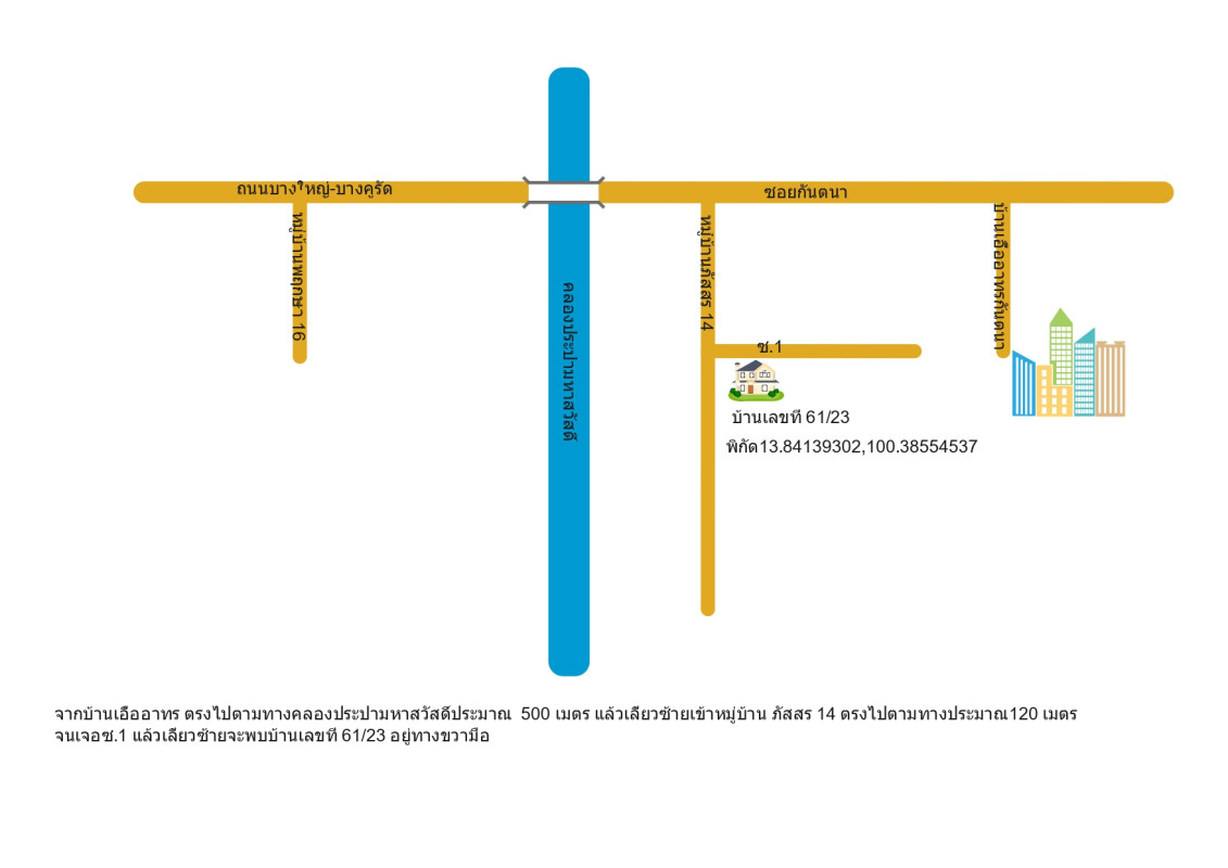 บ้านเดี่ยว นนทบุรี บางใหญ่ บางใหญ่ 2735960