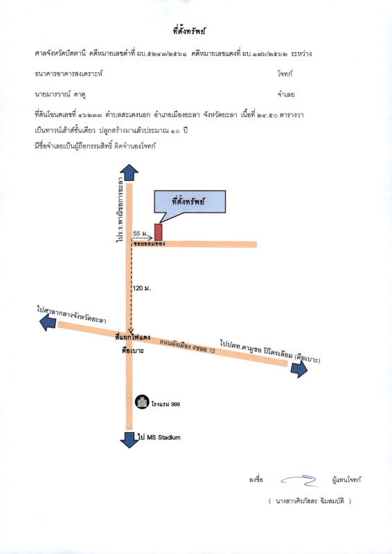 ทาวน์เฮ้าส์ ยะลา เมืองยะลา สะเตงนอก 1022813