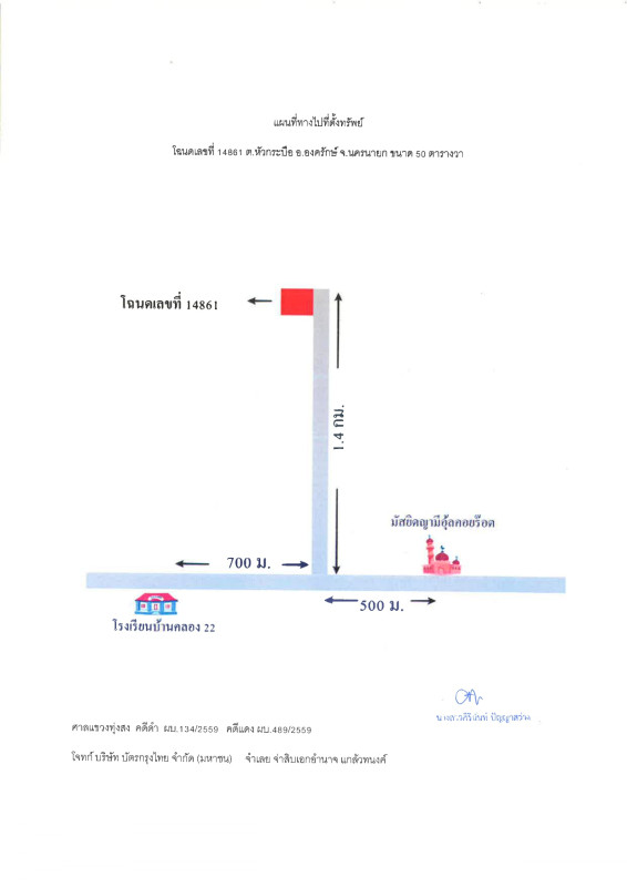 ที่ดินเปล่า นครนายก องครักษ์ ศีรษะกระบือ 50000