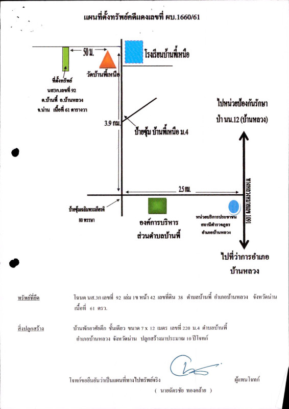 บ้านเดี่ยว น่าน บ้านหลวง บ้านพี้ 638460