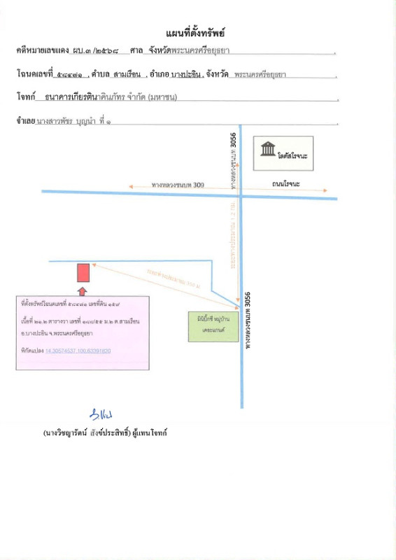 ทาวน์เฮ้าส์ พระนครศรีอยุธยา บางปะอิน สามเรือน 688680