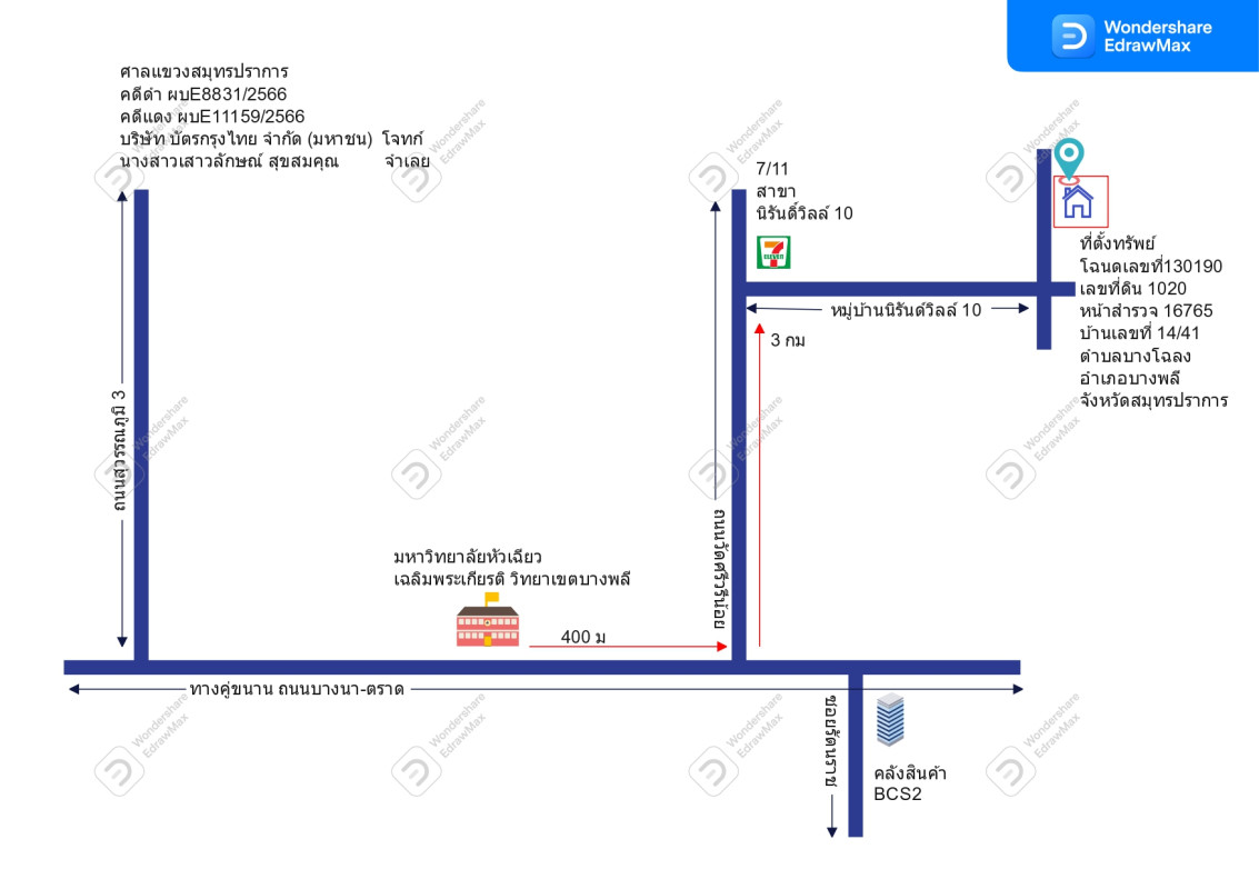 ทาวน์เฮ้าส์ สมุทรปราการ บางพลี บางโฉลง 1217075