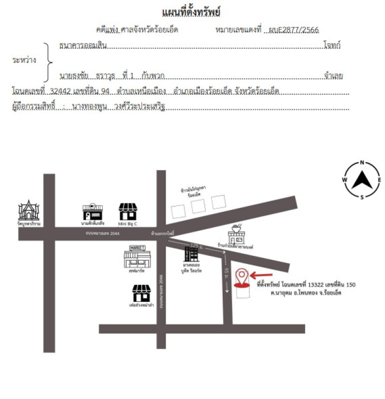 ที่ดินเปล่า ร้อยเอ็ด เมืองร้อยเอ็ด เหนือเมือง 1844000
