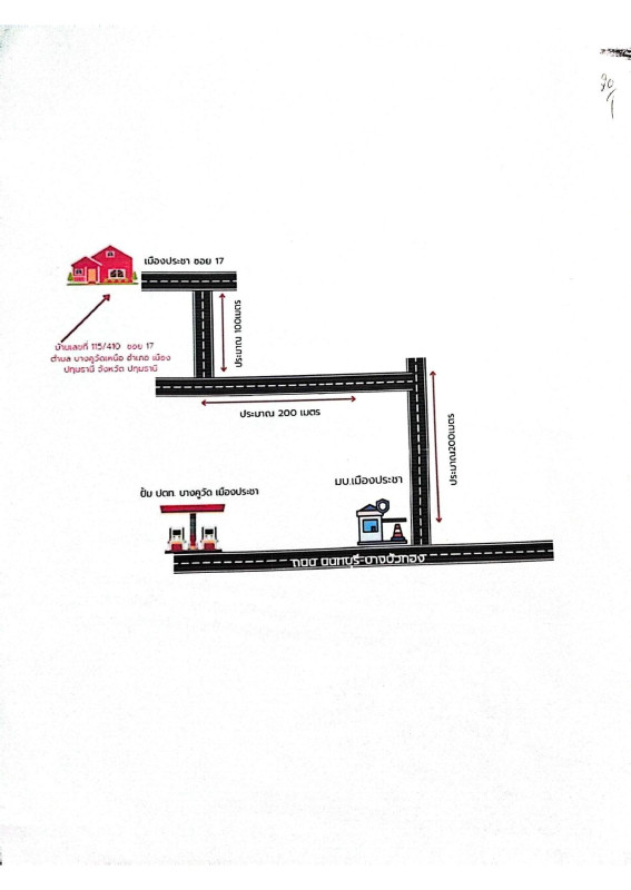 ทาวน์เฮ้าส์ ปทุมธานี เมืองปทุมธานี บางคูวัด 863028