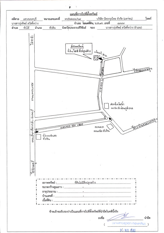 Residential land/lot Prachuap Khiri Khan Hua Hin Thap Tai 111000