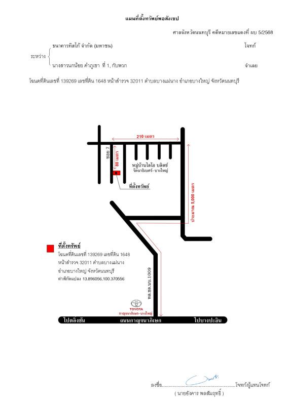 ทาวน์เฮ้าส์ นนทบุรี บางใหญ่ บางแม่นาง 1947000