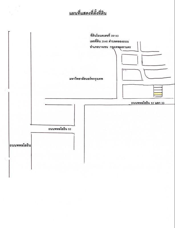 ที่ดินเปล่า กรุงเทพมหานคร สายไหม คลองถนน 1260000
